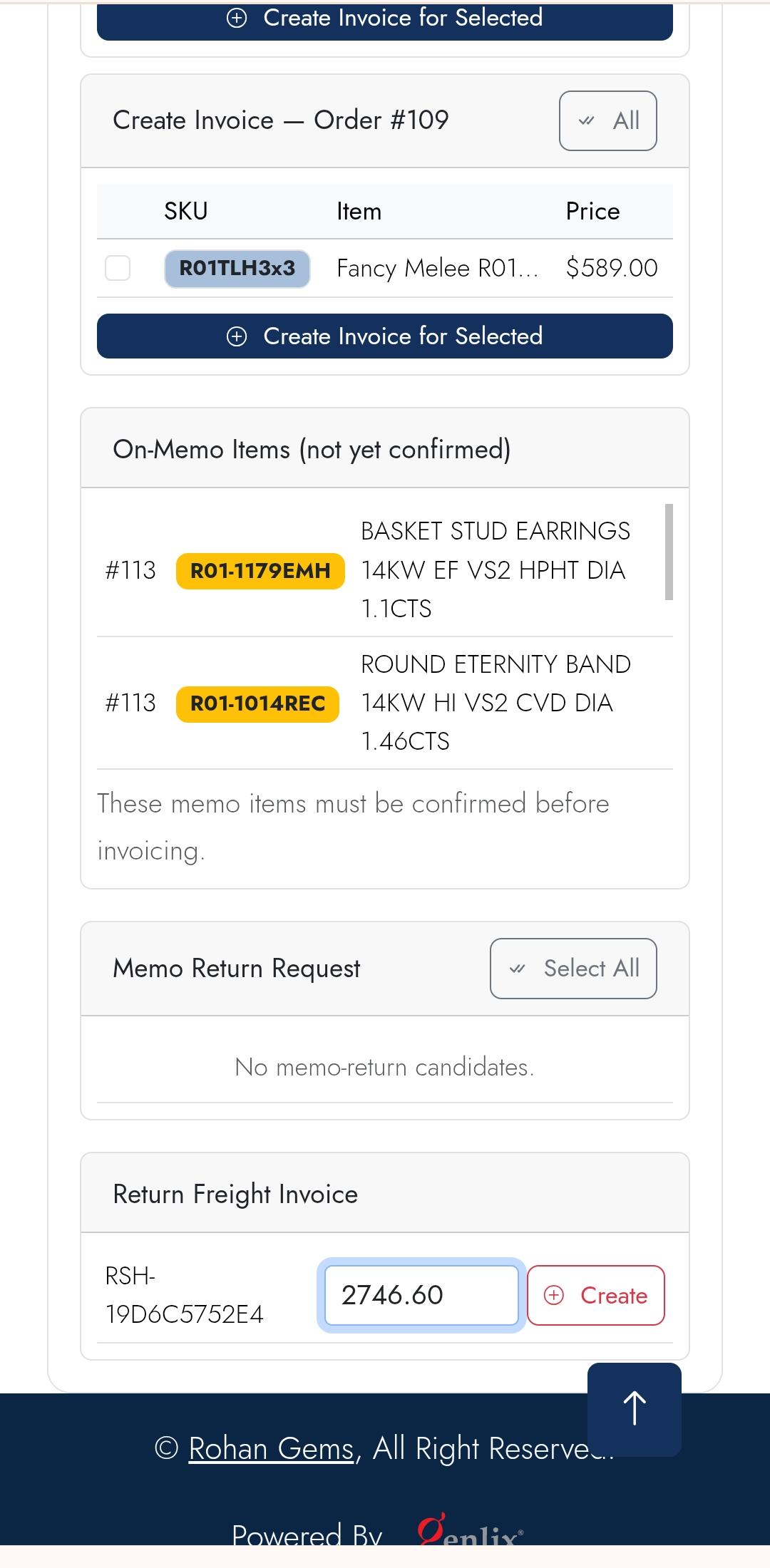 Return Invoice mobile 1